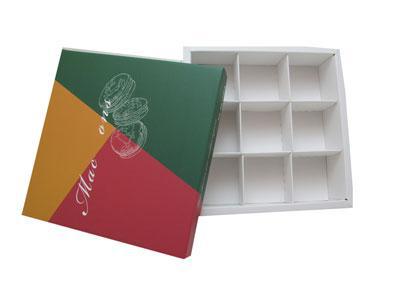Cardboard Packaging Box for Macaron/Chocolate/Cookie