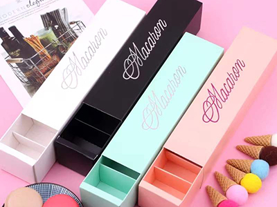 Cardboard Packaging Box for Macaron/Chocolate/Cookie